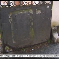 2004 – Sokolov: V parcích v centru má vzniknout botanická stezka (TV Západ)