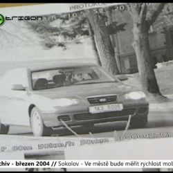 2004 – Sokolov: Ve městě bude měřit rychlost mobilní radar (TV Západ)