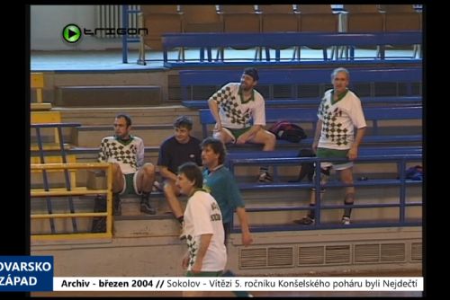 Foto: 2004 – Sokolov: Vítězi 5. ročníku Konšelského poháru byli Nejdečtí (TV Západ)