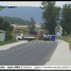 2004 – Sokolov: Zájem o stavební parcely předčil očekávání (TV Západ)