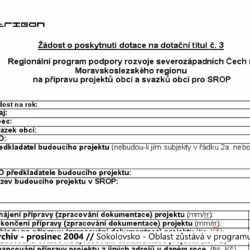 2004 – Sokolovsko: Oblast zůstává v programu rozvoje (TV Západ)