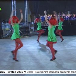 2005 – Cheb: Na zimním stadionu proběhla taneční show (TV Západ)