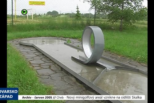 obrázek:2005 – Cheb: Nový minigolfový areál vznikne na sídlišti Skalka (TV Západ)