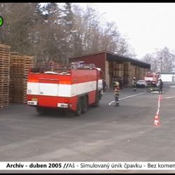 2005 – Aš: Bez komentáře – Simulovaný únik čpavku (TV Západ)