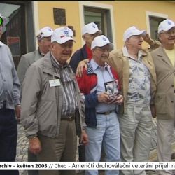 2005 – Cheb: Američtí druhováleční veteráni přijeli na oslavy (TV Západ)