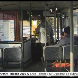 2005 – Cheb: Jízdné v MHD podraží od dubna (TV Západ)