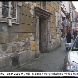 2005 – Cheb: Majitelé historických domů mohou žádat o půjčky (TV Západ)