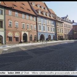 2005 – Cheb: Město vybírá nového provozovatele sobotních trhů (TV Západ)