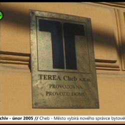 2005 – Cheb: Město vybírá nového správce bytového fondu (TV Západ)