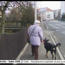 2005 – Cheb: Nezaplacený poplatek za psa se prodraží (TV Západ)