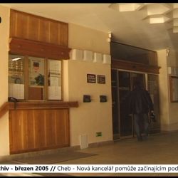 2005 – Cheb: Nová kancelář pomůže začínajícím podnikatelům (TV Západ)