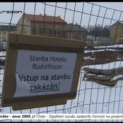 2005 – Cheb: Opatření soudu zastavilo činnost na pozemku města (TV Západ)