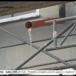 2005 – Cheb: Proběhlo schválení prvních zájemců o bydlení K Nemocnici (TV Západ)