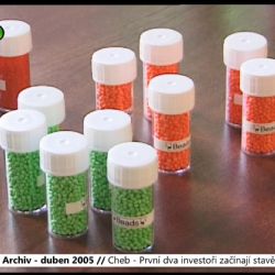 2005 – Cheb: První dva investoři začínají stavět v PP (TV Západ)