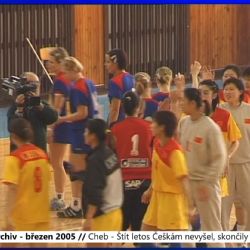 2005 – Cheb: Štít letos Češkám nevyšel, skončily poslední (TV Západ)