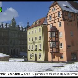 2005 – Cheb: U památek ve městě se objeví informační cedule (TV Západ)