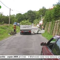 2005 – Cheb: V Břehnické roste nový tenisový areál (TV Západ)