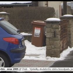 2005 – Cheb: Výsledky zkušebního sběru bioodpadu jsou známy (TV Západ)