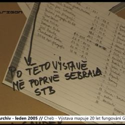 2005 – Cheb: Výstava mapuje 20 let fungování Galerie 4 (TV Západ)