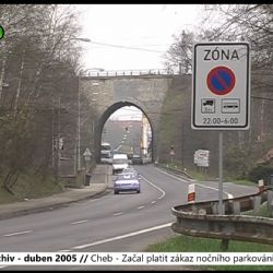 2005 – Cheb: Začal platit zákaz nočního parkování kamionů (TV Západ)