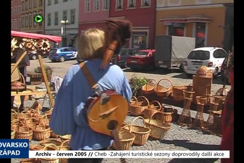 obrázek:2005 – Cheb: Zahájení turistické sezony doprovodily další akce (TV Západ)