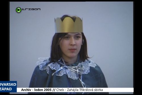 Foto: 2005 – Cheb: Zahájila Tříkrálová sbírka (TV Západ)