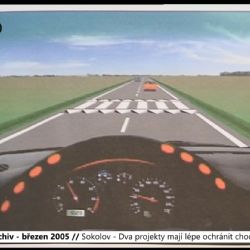 2005 – Sokolov: Dva projekty mají lépe ochránit chodce u škol (TV Západ)
