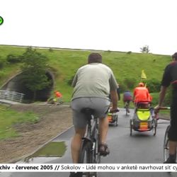2005 – Sokolov: Lidé mohou v anketě navrhovat síť cyklostezek (TV Západ)