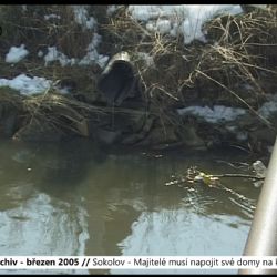 2005 – Sokolov: Majitelé musí napojit své domy na kanalizaci (TV Západ)