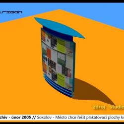 2005 – Sokolov: Město chce řešit plakátovací plochy komplexně (TV Západ)