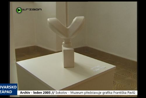 Foto: 2005 – Sokolov: Muzeum představuje grafika Františka Pavlů (TV Západ)