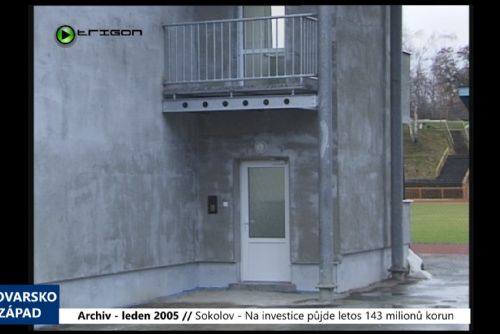 Foto: 2005 – Sokolov: Na investice půjde letos 143 milionů korun (TV Západ)