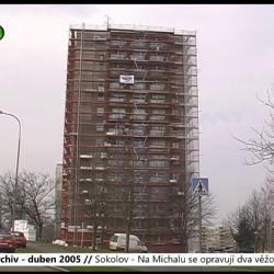 2005 – Sokolov: Na Michalu se opravují dva věžové domy (TV Západ)