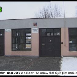2005 – Sokolov: Na opravy škol půjde přes 10 milionů korun (TV Západ)