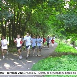 2005 – Sokolov: Štafetu ze Schwandorfu běželo 60 sportovců (TV Západ)