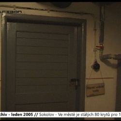 2005 – Sokolov: Ve městě je 80 stálých krytů pro 17 tisíc lidí (TV Západ)