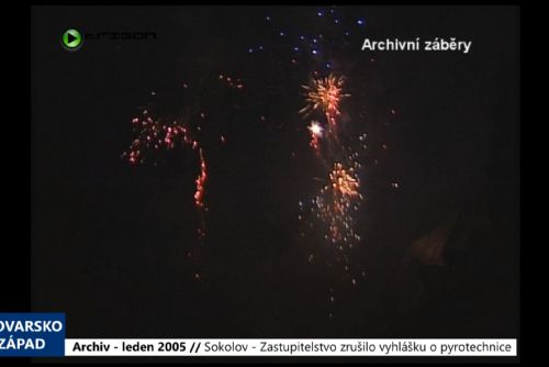 Foto: 2005 – Sokolov: Zastupitelstvo zrušilo vyhlášku o pyrotechnice (TV Západ)