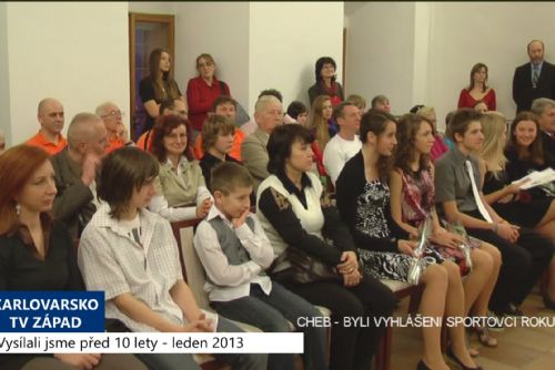 obrázek:2013 – Cheb: Byli vyhlášeni sportovci roku (TV Západ)