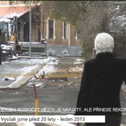 2013 – Cheb: Letošní rozpočet je napjatý, ale přinese rekordní investice (TV Západ)