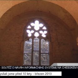 2013 – Cheb: Soutěž o návrh informačního systému na hradě (4906) (TV Západ)