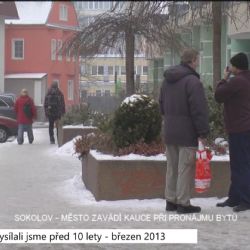 2013 – Sokolov: Město zavádí kauce při pronájmu bytů (4892) (TV Západ)