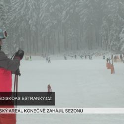 Aš: Lyžařský areál konečně zahájil sezonu (TV Západ)