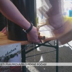 Aš: Slavnosti piva provázelo pěkné počasí (TV Západ)