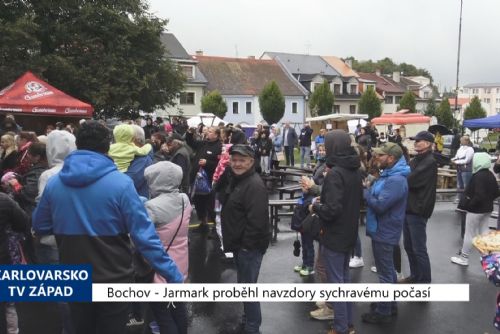 Foto: Bochov: Jarmark proběhl navzdory sychravému počasí (TV Západ)