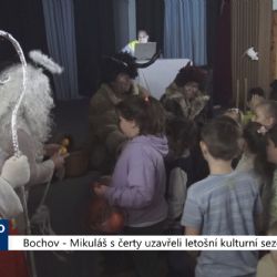Bochov: Mikuláš s čerty uzavřeli letošní kulturní sezónu (TV Západ)