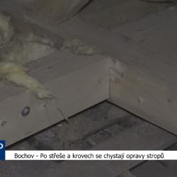 Bochov: Po střeše a krovech se chystají opravy stropů (TV Západ)