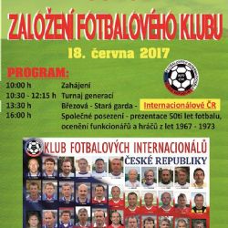 Březová: Fotbalový klub oslaví v sobotu 50 let