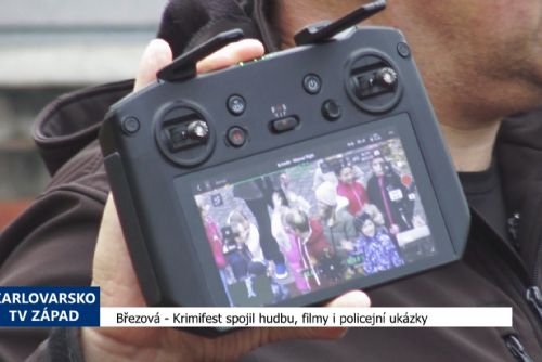 obrázek:Březová: Krimifest spojil hudbu, filmy i policejní ukázky (TV Západ)