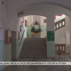 Cheb: 4. Základní škola chce bezbariérový vstup a výtah (TV Západ)