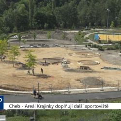 Cheb: Areál Krajinky doplňují další sportoviště (TV Západ)
